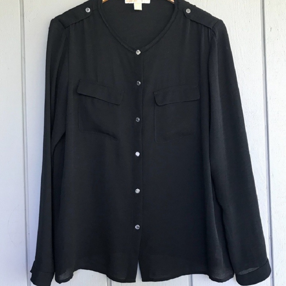 Michael Kors sheer blouse